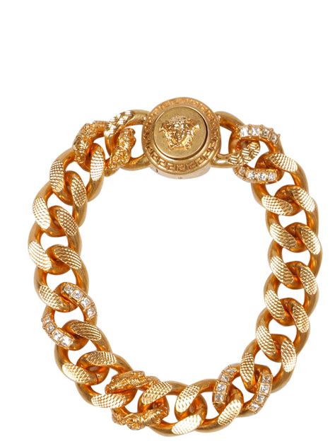 versace gold bracelet|versace bracelets men's.